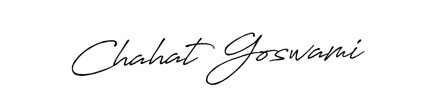 Here are the top 10 professional signature styles for the name Chahat Goswami. These are the best autograph styles you can use for your name. Chahat Goswami signature style 7 images and pictures png