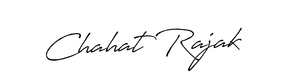 Also we have Chahat Rajak name is the best signature style. Create professional handwritten signature collection using Antro_Vectra_Bolder autograph style. Chahat Rajak signature style 7 images and pictures png