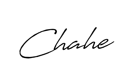 Design your own signature with our free online signature maker. With this signature software, you can create a handwritten (Antro_Vectra_Bolder) signature for name Chahe. Chahe signature style 7 images and pictures png