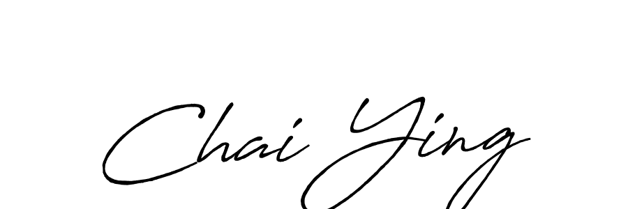 The best way (Antro_Vectra_Bolder) to make a short signature is to pick only two or three words in your name. The name Chai Ying include a total of six letters. For converting this name. Chai Ying signature style 7 images and pictures png