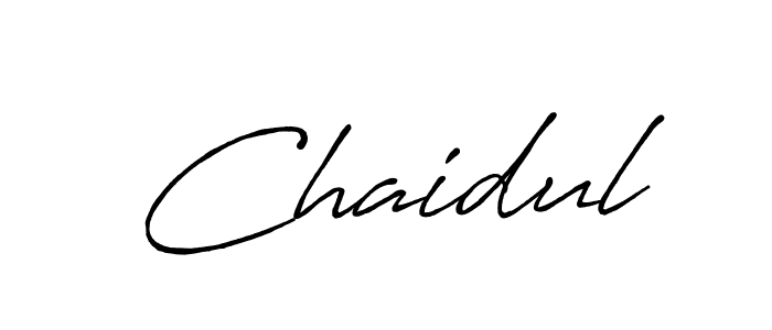 Use a signature maker to create a handwritten signature online. With this signature software, you can design (Antro_Vectra_Bolder) your own signature for name Chaidul. Chaidul signature style 7 images and pictures png