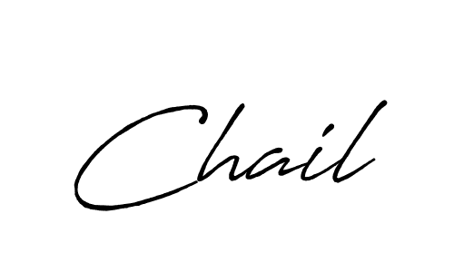 How to make Chail name signature. Use Antro_Vectra_Bolder style for creating short signs online. This is the latest handwritten sign. Chail signature style 7 images and pictures png