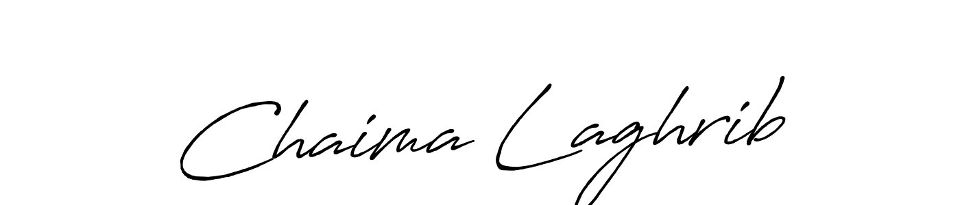 Make a beautiful signature design for name Chaima Laghrib. Use this online signature maker to create a handwritten signature for free. Chaima Laghrib signature style 7 images and pictures png