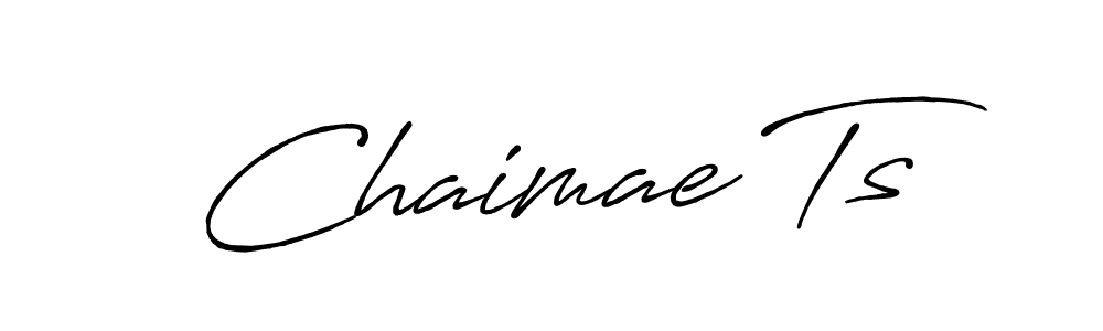 Also You can easily find your signature by using the search form. We will create Chaimae Ts name handwritten signature images for you free of cost using Antro_Vectra_Bolder sign style. Chaimae Ts signature style 7 images and pictures png