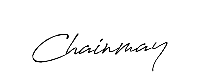 Also You can easily find your signature by using the search form. We will create Chainmay name handwritten signature images for you free of cost using Antro_Vectra_Bolder sign style. Chainmay signature style 7 images and pictures png