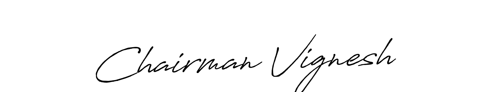 Best and Professional Signature Style for Chairman Vignesh. Antro_Vectra_Bolder Best Signature Style Collection. Chairman Vignesh signature style 7 images and pictures png