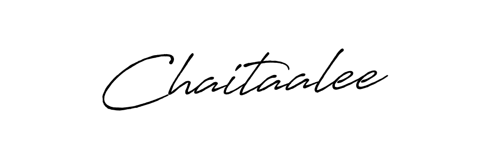 How to make Chaitaalee name signature. Use Antro_Vectra_Bolder style for creating short signs online. This is the latest handwritten sign. Chaitaalee signature style 7 images and pictures png