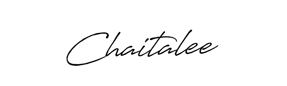 Also we have Chaitalee  name is the best signature style. Create professional handwritten signature collection using Antro_Vectra_Bolder autograph style. Chaitalee  signature style 7 images and pictures png