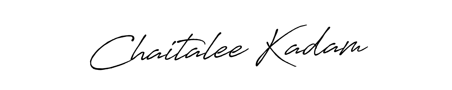 It looks lik you need a new signature style for name Chaitalee Kadam. Design unique handwritten (Antro_Vectra_Bolder) signature with our free signature maker in just a few clicks. Chaitalee Kadam signature style 7 images and pictures png