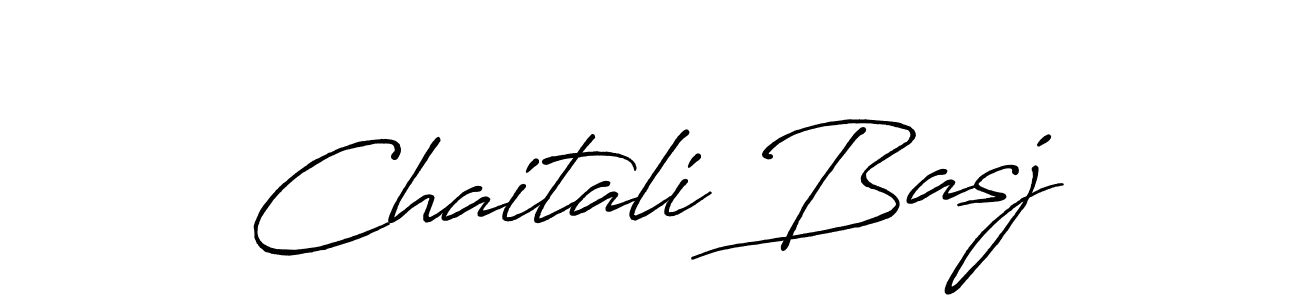 Design your own signature with our free online signature maker. With this signature software, you can create a handwritten (Antro_Vectra_Bolder) signature for name Chaitali Basj. Chaitali Basj signature style 7 images and pictures png