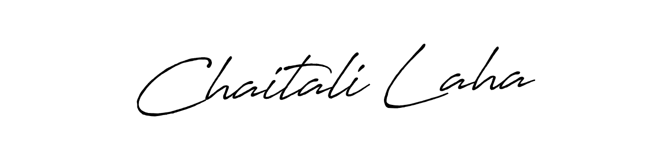 Design your own signature with our free online signature maker. With this signature software, you can create a handwritten (Antro_Vectra_Bolder) signature for name Chaitali Laha. Chaitali Laha signature style 7 images and pictures png