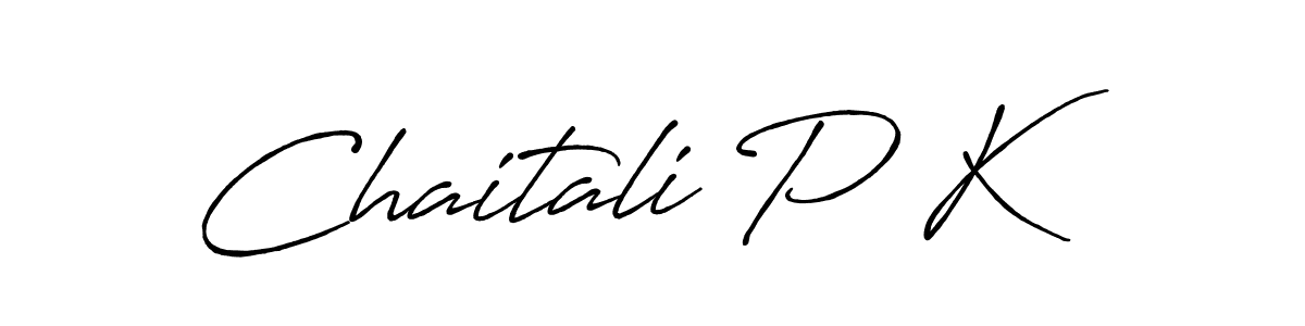 if you are searching for the best signature style for your name Chaitali P K. so please give up your signature search. here we have designed multiple signature styles  using Antro_Vectra_Bolder. Chaitali P K signature style 7 images and pictures png