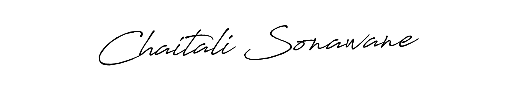Use a signature maker to create a handwritten signature online. With this signature software, you can design (Antro_Vectra_Bolder) your own signature for name Chaitali Sonawane. Chaitali Sonawane signature style 7 images and pictures png