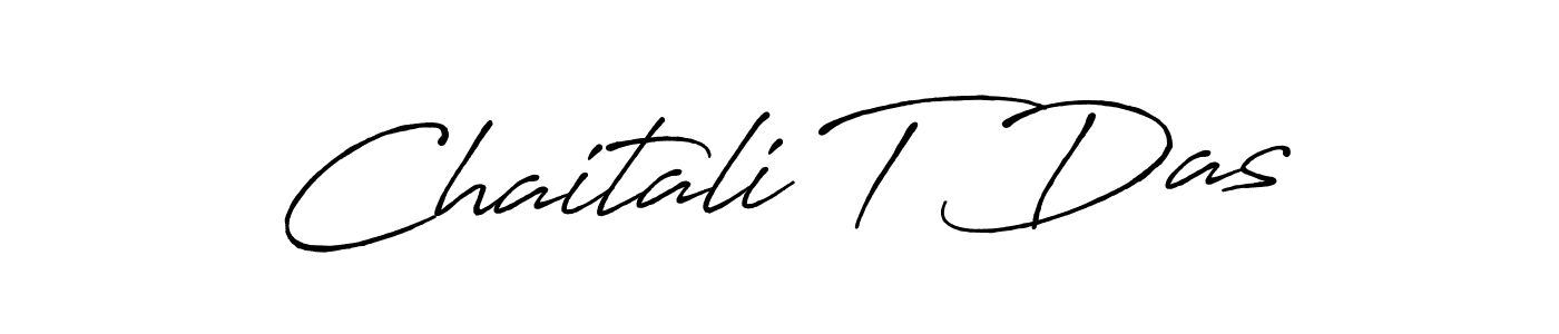 Design your own signature with our free online signature maker. With this signature software, you can create a handwritten (Antro_Vectra_Bolder) signature for name Chaitali T Das. Chaitali T Das signature style 7 images and pictures png