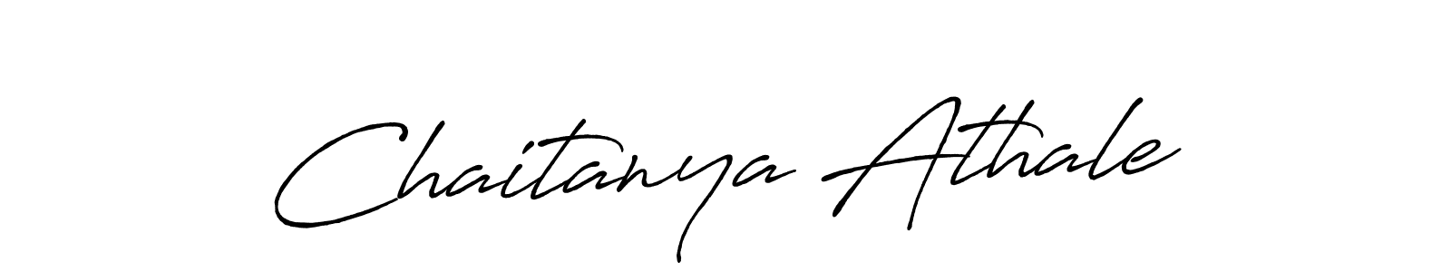 Similarly Antro_Vectra_Bolder is the best handwritten signature design. Signature creator online .You can use it as an online autograph creator for name Chaitanya Athale. Chaitanya Athale signature style 7 images and pictures png