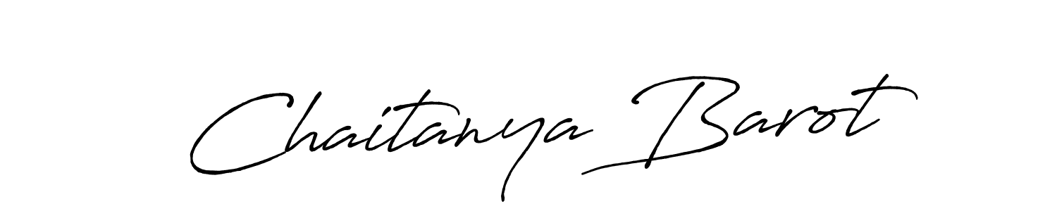 It looks lik you need a new signature style for name Chaitanya Barot. Design unique handwritten (Antro_Vectra_Bolder) signature with our free signature maker in just a few clicks. Chaitanya Barot signature style 7 images and pictures png
