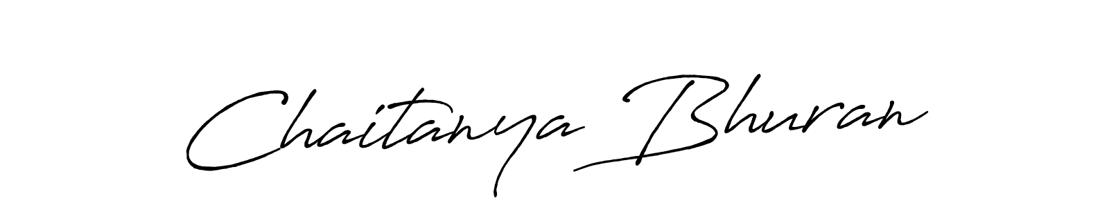 Chaitanya Bhuran stylish signature style. Best Handwritten Sign (Antro_Vectra_Bolder) for my name. Handwritten Signature Collection Ideas for my name Chaitanya Bhuran. Chaitanya Bhuran signature style 7 images and pictures png