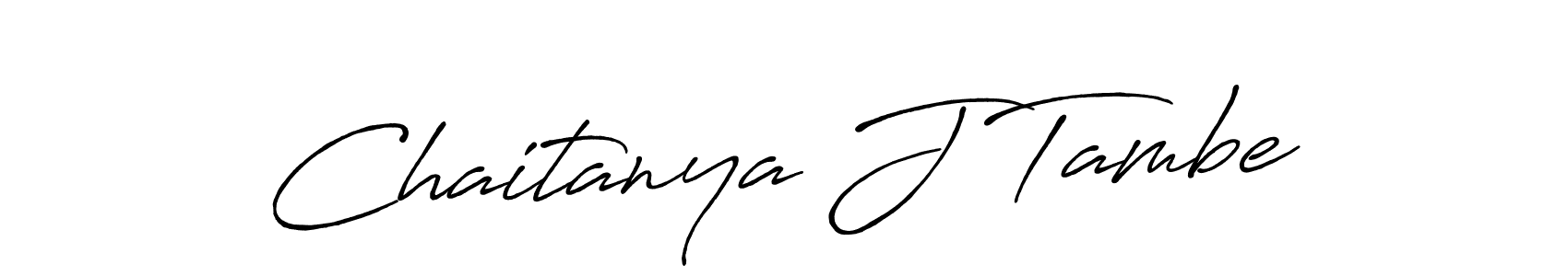 It looks lik you need a new signature style for name Chaitanya J Tambe. Design unique handwritten (Antro_Vectra_Bolder) signature with our free signature maker in just a few clicks. Chaitanya J Tambe signature style 7 images and pictures png