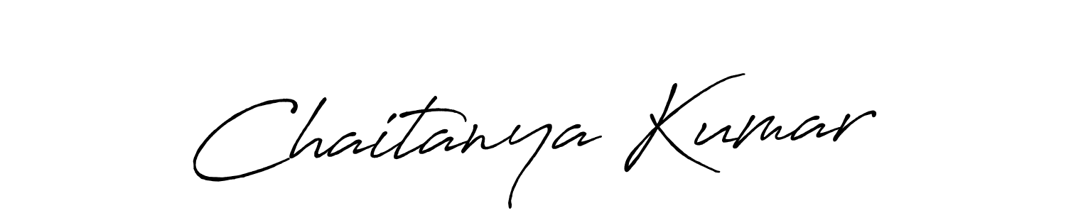 The best way (Antro_Vectra_Bolder) to make a short signature is to pick only two or three words in your name. The name Chaitanya Kumar include a total of six letters. For converting this name. Chaitanya Kumar signature style 7 images and pictures png