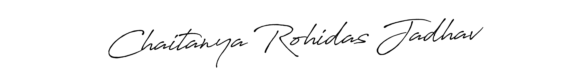 Also You can easily find your signature by using the search form. We will create Chaitanya Rohidas Jadhav name handwritten signature images for you free of cost using Antro_Vectra_Bolder sign style. Chaitanya Rohidas Jadhav signature style 7 images and pictures png