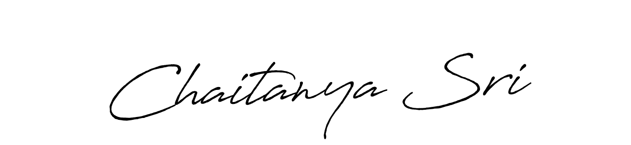 How to make Chaitanya Sri signature? Antro_Vectra_Bolder is a professional autograph style. Create handwritten signature for Chaitanya Sri name. Chaitanya Sri signature style 7 images and pictures png