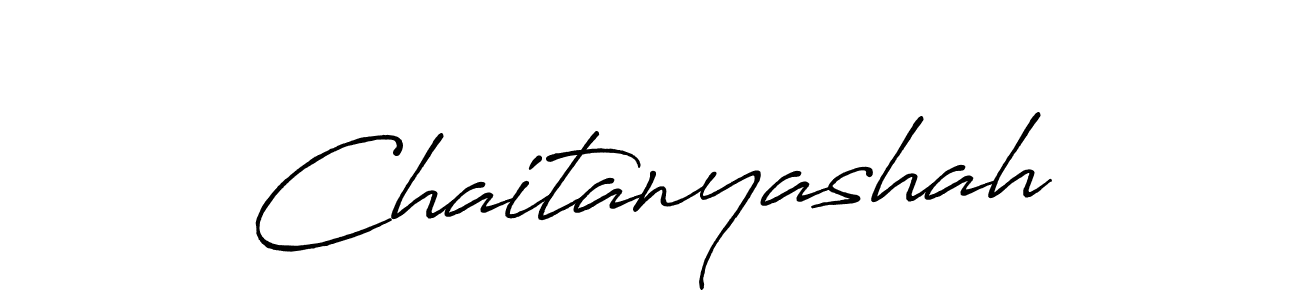 Design your own signature with our free online signature maker. With this signature software, you can create a handwritten (Antro_Vectra_Bolder) signature for name Chaitanyashah. Chaitanyashah signature style 7 images and pictures png