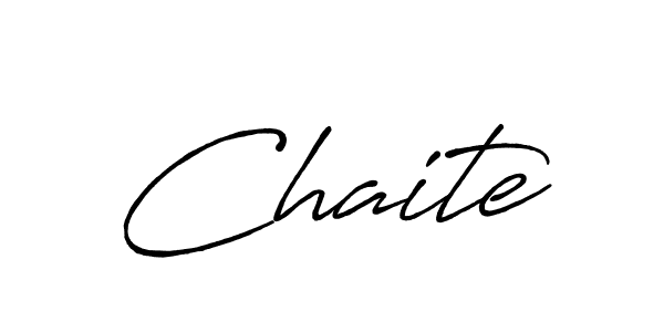 How to make Chaite name signature. Use Antro_Vectra_Bolder style for creating short signs online. This is the latest handwritten sign. Chaite signature style 7 images and pictures png