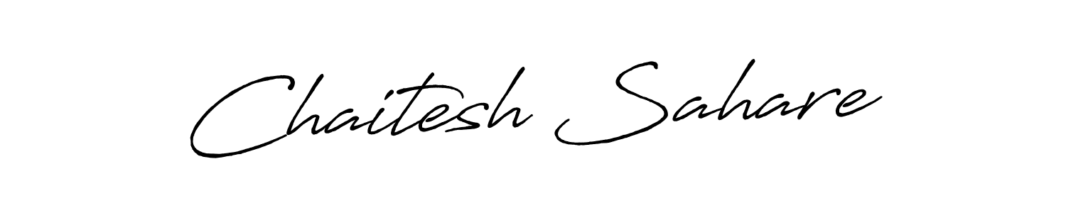 Make a beautiful signature design for name Chaitesh Sahare. Use this online signature maker to create a handwritten signature for free. Chaitesh Sahare signature style 7 images and pictures png