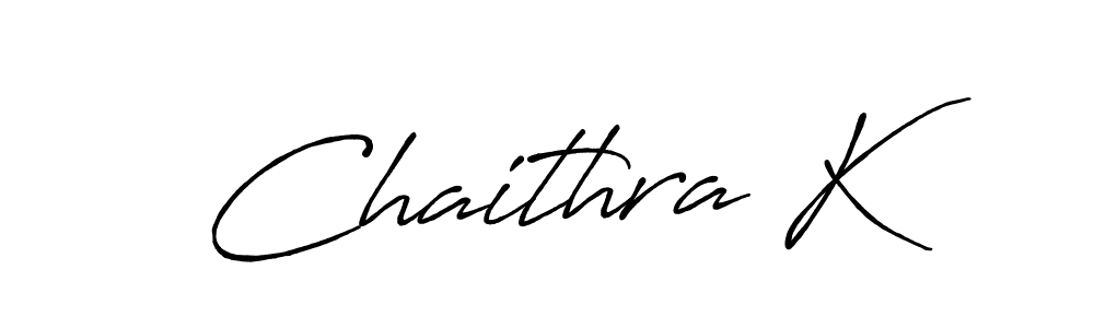 Antro_Vectra_Bolder is a professional signature style that is perfect for those who want to add a touch of class to their signature. It is also a great choice for those who want to make their signature more unique. Get Chaithra K name to fancy signature for free. Chaithra K signature style 7 images and pictures png