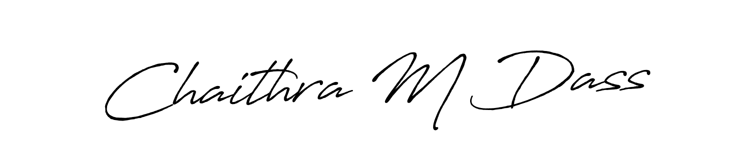 How to Draw Chaithra M Dass signature style? Antro_Vectra_Bolder is a latest design signature styles for name Chaithra M Dass. Chaithra M Dass signature style 7 images and pictures png