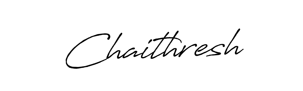 Design your own signature with our free online signature maker. With this signature software, you can create a handwritten (Antro_Vectra_Bolder) signature for name Chaithresh. Chaithresh signature style 7 images and pictures png