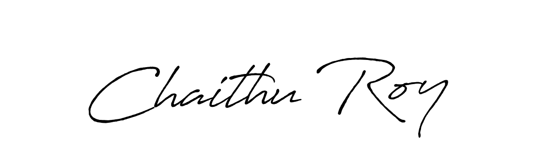 How to make Chaithu Roy signature? Antro_Vectra_Bolder is a professional autograph style. Create handwritten signature for Chaithu Roy name. Chaithu Roy signature style 7 images and pictures png