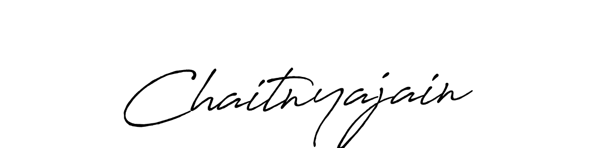 Also we have Chaitnyajain name is the best signature style. Create professional handwritten signature collection using Antro_Vectra_Bolder autograph style. Chaitnyajain signature style 7 images and pictures png