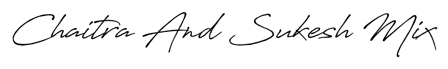 Try this chic Chaitra And Sukesh Mix handwritten sign style. Using Antro_Vectra_Bolder font elements, it gives your name a sleek, memorable identity. Chaitra And Sukesh Mix signature style 7 images and pictures png