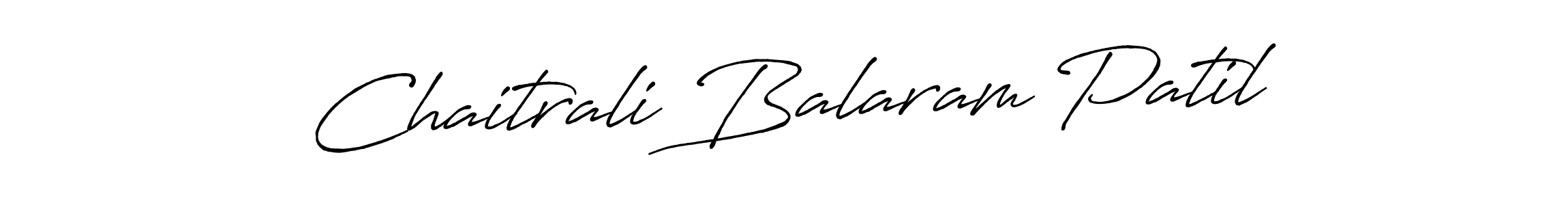 How to make Chaitrali Balaram Patil name signature. Use Antro_Vectra_Bolder style for creating short signs online. This is the latest handwritten sign. Chaitrali Balaram Patil signature style 7 images and pictures png