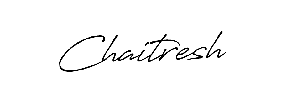 Make a beautiful signature design for name Chaitresh. With this signature (Antro_Vectra_Bolder) style, you can create a handwritten signature for free. Chaitresh signature style 7 images and pictures png