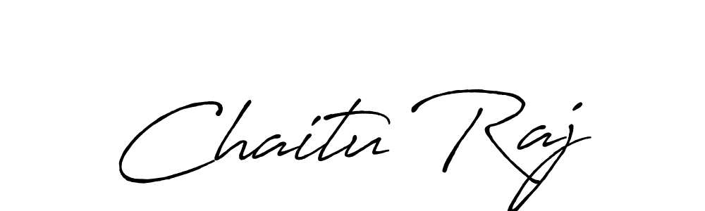 Create a beautiful signature design for name Chaitu Raj. With this signature (Antro_Vectra_Bolder) fonts, you can make a handwritten signature for free. Chaitu Raj signature style 7 images and pictures png