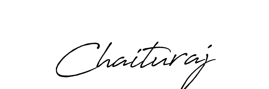 How to make Chaituraj signature? Antro_Vectra_Bolder is a professional autograph style. Create handwritten signature for Chaituraj name. Chaituraj signature style 7 images and pictures png