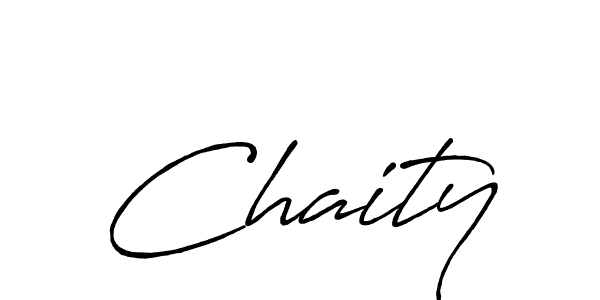 Make a beautiful signature design for name Chaity. Use this online signature maker to create a handwritten signature for free. Chaity signature style 7 images and pictures png