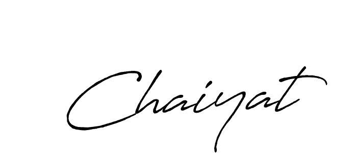 Chaiyat stylish signature style. Best Handwritten Sign (Antro_Vectra_Bolder) for my name. Handwritten Signature Collection Ideas for my name Chaiyat. Chaiyat signature style 7 images and pictures png