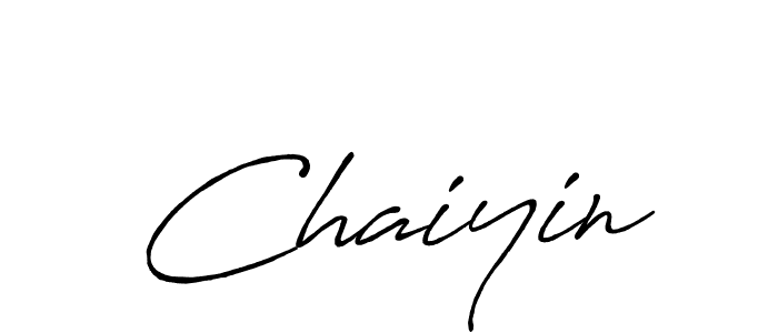 Make a beautiful signature design for name Chaiyin. Use this online signature maker to create a handwritten signature for free. Chaiyin signature style 7 images and pictures png