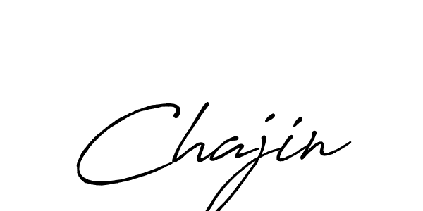 How to make Chajin signature? Antro_Vectra_Bolder is a professional autograph style. Create handwritten signature for Chajin name. Chajin signature style 7 images and pictures png