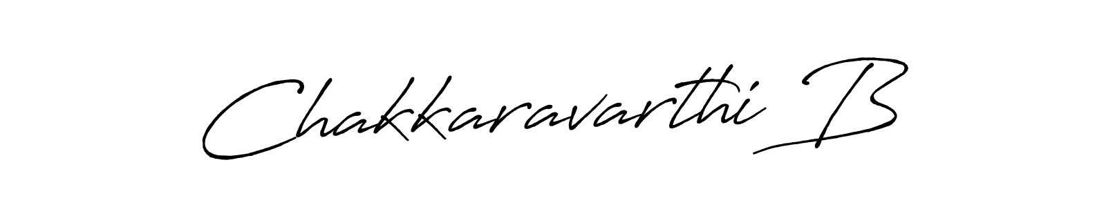 How to make Chakkaravarthi B signature? Antro_Vectra_Bolder is a professional autograph style. Create handwritten signature for Chakkaravarthi B name. Chakkaravarthi B signature style 7 images and pictures png