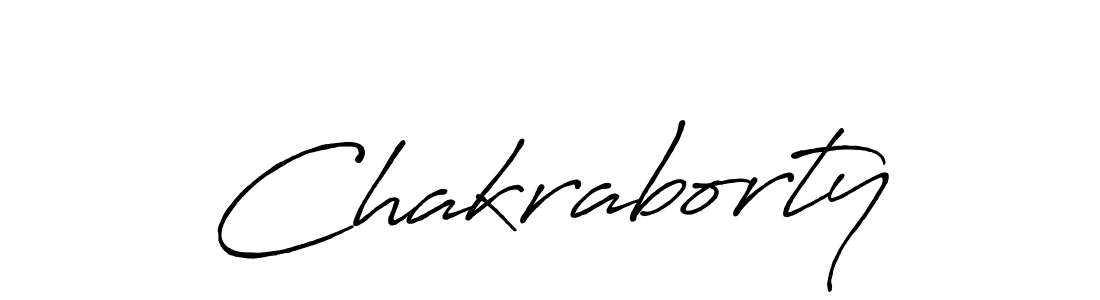 Chakraborty stylish signature style. Best Handwritten Sign (Antro_Vectra_Bolder) for my name. Handwritten Signature Collection Ideas for my name Chakraborty. Chakraborty signature style 7 images and pictures png