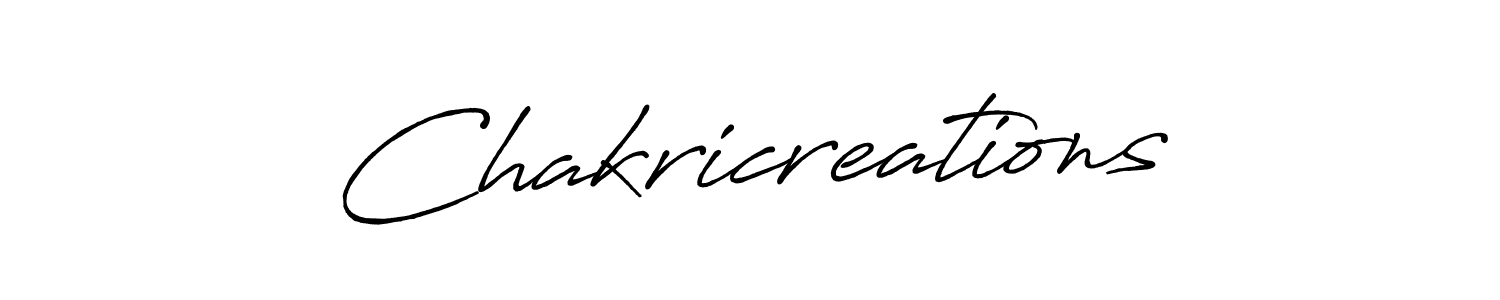 Similarly Antro_Vectra_Bolder is the best handwritten signature design. Signature creator online .You can use it as an online autograph creator for name Chakricreations. Chakricreations signature style 7 images and pictures png