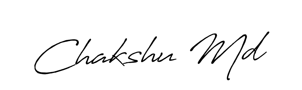 It looks lik you need a new signature style for name Chakshu Md. Design unique handwritten (Antro_Vectra_Bolder) signature with our free signature maker in just a few clicks. Chakshu Md signature style 7 images and pictures png