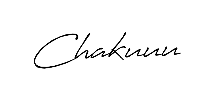Design your own signature with our free online signature maker. With this signature software, you can create a handwritten (Antro_Vectra_Bolder) signature for name Chakuuu. Chakuuu signature style 7 images and pictures png