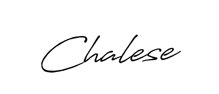 Design your own signature with our free online signature maker. With this signature software, you can create a handwritten (Antro_Vectra_Bolder) signature for name Chalese. Chalese signature style 7 images and pictures png