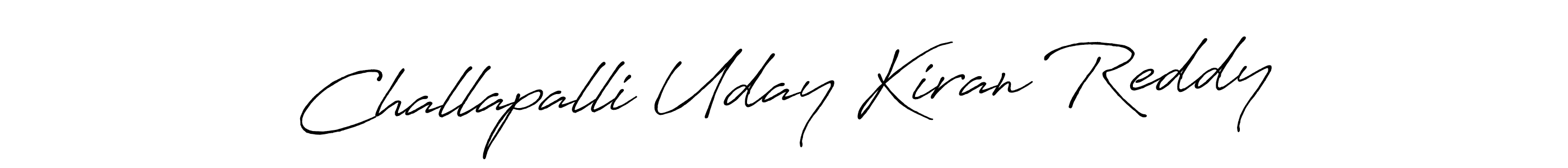 Make a beautiful signature design for name Challapalli Uday Kiran Reddy. With this signature (Antro_Vectra_Bolder) style, you can create a handwritten signature for free. Challapalli Uday Kiran Reddy signature style 7 images and pictures png