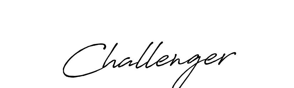 Also we have Challenger name is the best signature style. Create professional handwritten signature collection using Antro_Vectra_Bolder autograph style. Challenger signature style 7 images and pictures png